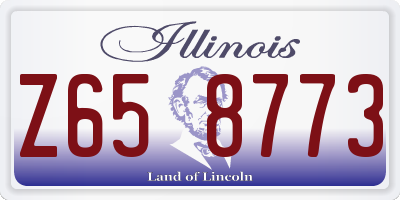 IL license plate Z658773