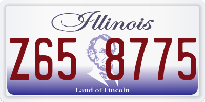 IL license plate Z658775