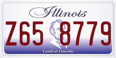 IL license plate Z658779