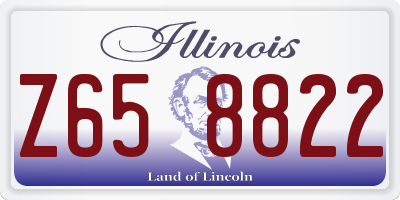 IL license plate Z658822