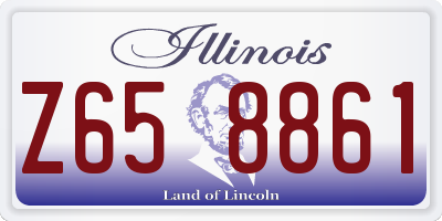 IL license plate Z658861