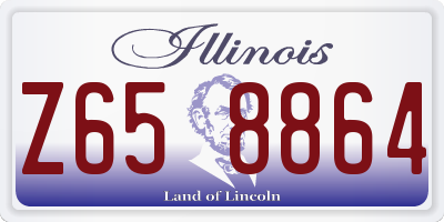 IL license plate Z658864