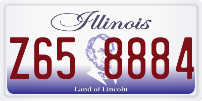 IL license plate Z658884
