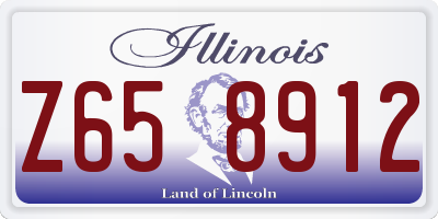 IL license plate Z658912