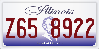 IL license plate Z658922