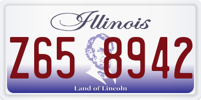 IL license plate Z658942