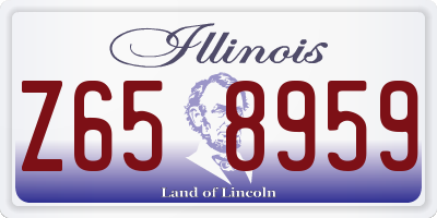 IL license plate Z658959