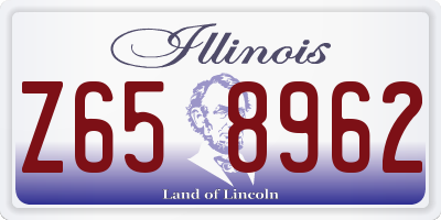 IL license plate Z658962
