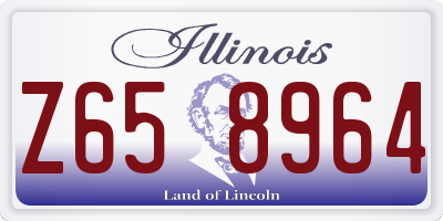 IL license plate Z658964