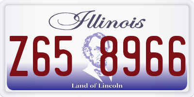 IL license plate Z658966