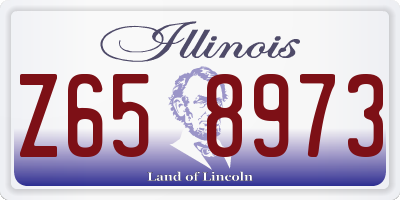 IL license plate Z658973