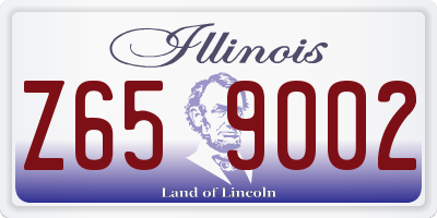 IL license plate Z659002