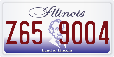 IL license plate Z659004