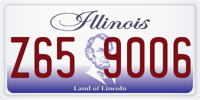 IL license plate Z659006