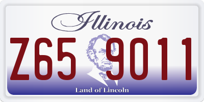IL license plate Z659011