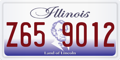 IL license plate Z659012