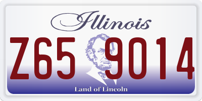 IL license plate Z659014