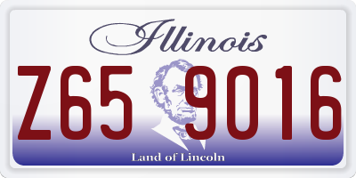 IL license plate Z659016