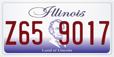 IL license plate Z659017