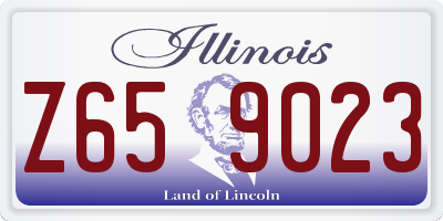 IL license plate Z659023