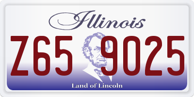 IL license plate Z659025