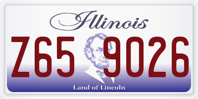 IL license plate Z659026