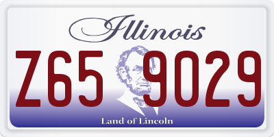 IL license plate Z659029