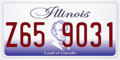 IL license plate Z659031