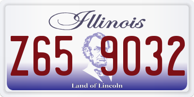 IL license plate Z659032