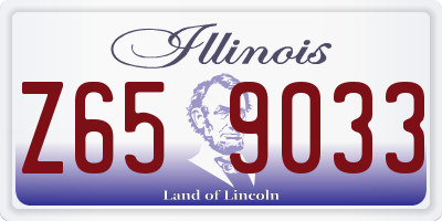 IL license plate Z659033