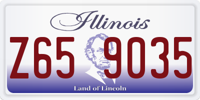 IL license plate Z659035