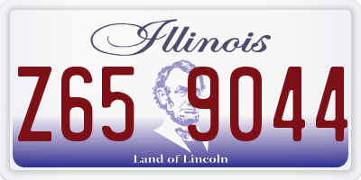 IL license plate Z659044