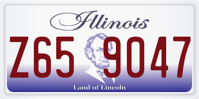 IL license plate Z659047