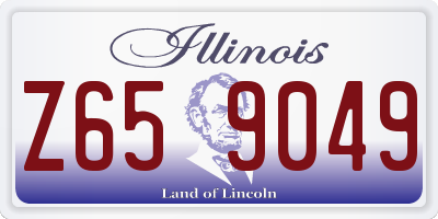 IL license plate Z659049