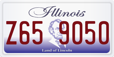 IL license plate Z659050
