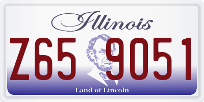 IL license plate Z659051