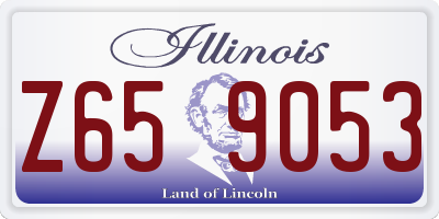 IL license plate Z659053