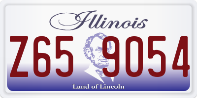 IL license plate Z659054