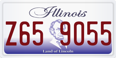 IL license plate Z659055