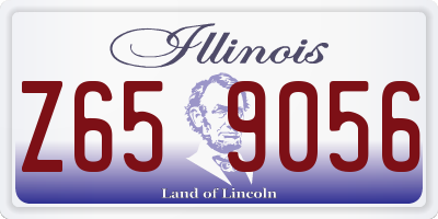 IL license plate Z659056