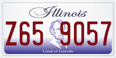 IL license plate Z659057