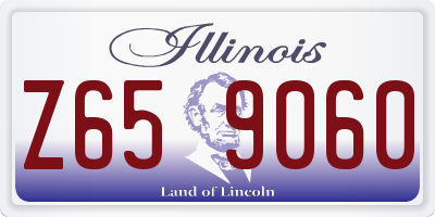 IL license plate Z659060