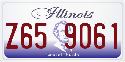 IL license plate Z659061