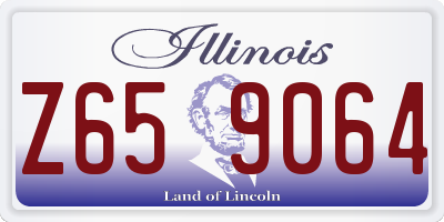 IL license plate Z659064