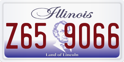 IL license plate Z659066