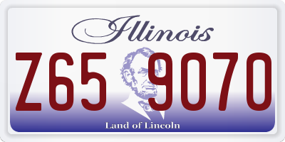 IL license plate Z659070