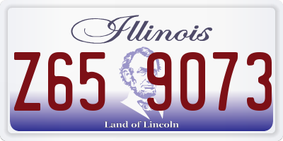 IL license plate Z659073