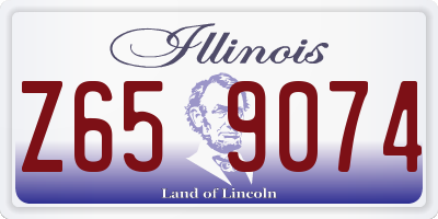 IL license plate Z659074