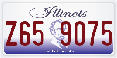 IL license plate Z659075