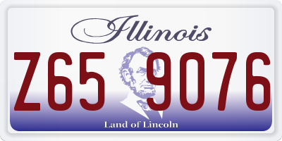 IL license plate Z659076